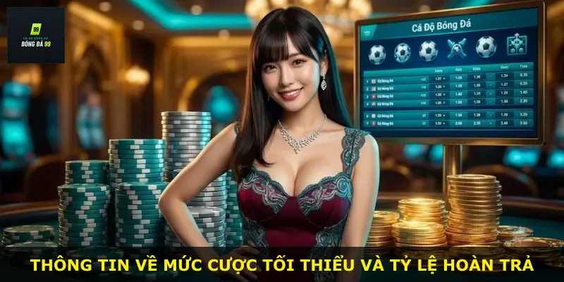 Thông tin về mức cược tối thiểu và tỷ lệ hoàn trả